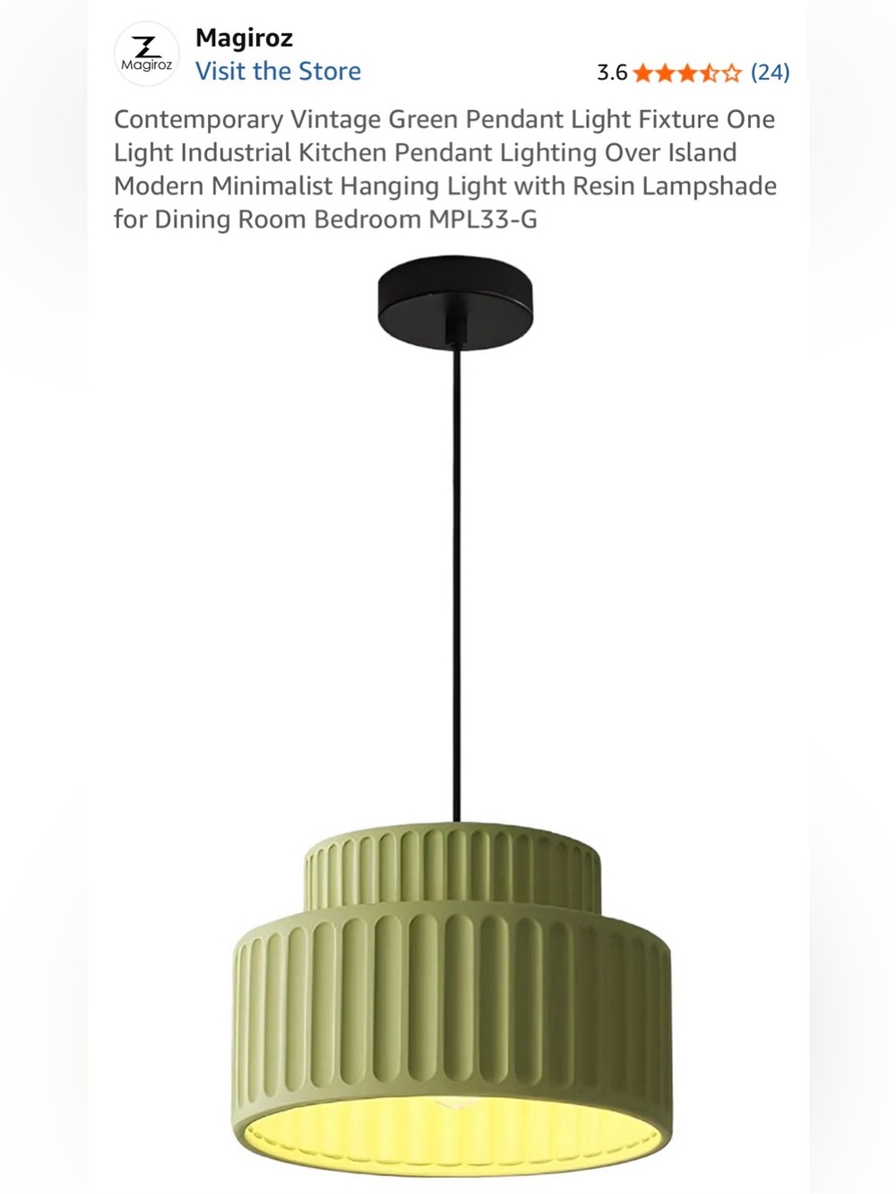 Contemporary painted resin pendant lights- new in box